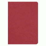 LOT DE 5 - CAHIER PIQUÉ AGE BAG A5 96 PAGES UNI - ROUGE