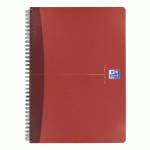 LOT DE 5 - CAHIER SPIRALE OXFORD ESSENTIALS A4 21 X 29,7 CM - PETITS CARREAUX 180 PAGES - COULEURS ASSORTIES