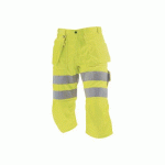 PANTACOURT HAUTE VISIBILITÉ JAUNE FLUO D124 - BLAKLADER