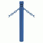 POTELET PROVINCE Ø114 MM CHAINES 2 ANNEAUX CITY BLEU 5010 - PROCITY