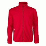 PRINTER RED ROCKET VESTE POLAIRE HOMMES ROUGE - TAILLE XL