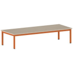 TABLE CARÉLIE 200 X 80 CM MOBILE T1 STRAT ÉRABLE PAPAYE 2011 - MOBIDECOR