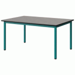 TABLE MALIBU 120X80 T3 4P STRA BÉTON F186/NOIR BLEU 5018