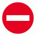 PANNEAU SENS INTERDIT
