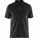 POLO BICOLORE NOIR/GRIS FONCÉ TAILLE S - BLAKLADER