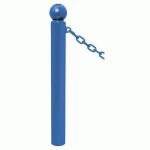 POTELET PROVINCE Ø114 MM CHAINES 1 ANNEAU BOULE BLEU 5010 - PROCITY