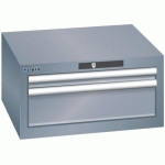 ARMOIRES À TIROIRS GRIS 564X572X283 AVEC 2 TIROIRS 75KG - LISTA