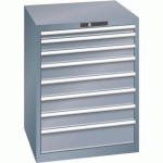ARMOIRES À TIROIRS GRIS 717X725X850 AVEC 8 TIROIRS 200KG - LISTA