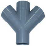 CULOTTE DOUBLE MALE FEMELLE 45° DIAMETRE 100