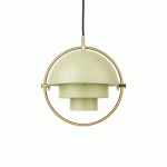 GUBI SUSPENSION MULTI-LITE, Ø 36 CM, LAITON/CRÈME