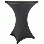 NAPPE ELASTIQUE + SUR NAPPE - POLYESTER NOIR - OSAKA