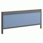 PANNEAU ÉCRAN CADRE ANTHRACITE L 120 CM POUR BUREAUX ARCH - DÉCOR GRIS BLEU