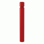 POTELET AGGLO Ø 102 MM - ZINC ROUGE FONCÉ 3004 - PROCITY
