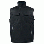 PROJOB 5704 BODYWARMER MULTIPOCHES PRIO MATELASSE NOIR - TAILLE XXL