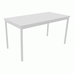 TABLE DE RÉUNION TREFF 140 X 70 BLANC/ BLANC