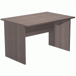 BUREAU DROIT PIEDS PANNEAUX FAST - 120 CM - FRÊNE - FRÊNE