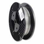 CÂBLE ACIER GALVANISÉ GAINÉ PVC 7X7 DIAMÈTRE 3/4MM ÂME MÉTAL CYLINDRE DE 50M - CHAPUIS - BC2