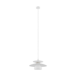 EGLO SUSPENSION BRENDA, BLANC/NICKEL MAT