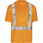 TEE-SHIRT POLYESTER HAUTE VISIBILITÉ ORANGE FLUORESCENT 3XL - DELTAPLUS