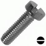 VIS À MÉTAUX TÊTE CYLINDRIQUE FENDUE ACIER ZINGUÉ 4.8 DIN 84 5X50 BOÎTE DE 200 - GFD - 512113
