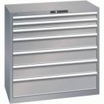 ARMOIRE GRIS PIGEON 1023X572X1000 AVEC 7 TIR. 75KG - LISTA