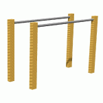 BARRES PARALLÈLES JAMBES DE SCELLEMENT - MANUTAN COLLECTIVITÉS