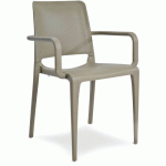 FAUTEUIL JARDIN EMPILABLE HALL TAUPE - EZPELETA