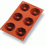 GASTROFLEX PLAQUE GN 1/3 325X176 DE 6 MINI-KOUGLOFS 7.2X3.6 CM