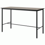 MANGE-DEB. MALIBU 180X80 4P STRAT CHÊNE 1146/NOIR NOIR 9005 - MANUTAN EXPERT