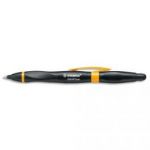 STABILO STYLO BILLE SMARTBALL POUR DROITIER AVEC PTE STYLET ÉCRAN TACTILE, CORPS NOIR/ORANGE ENCRE NOIRE