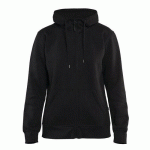 SWEAT ZIPPÉ À CAPUCHE FEMME NOIR TAILLE XXL - BLAKLADER