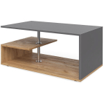 VICCO - TABLE BASSE GUILLERMO ANTHRACITE/CHÊNE SABLÉ