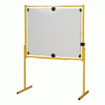 TABLEAU AXE PIVOTANT 2 FACES BLANCHES 100 X 120 CM.