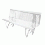 BANC GERIATRIE 2 M - RAL 9006 GRIS CLAIR