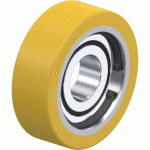 BLICKLE - GALET GUIDE Ø 75MM BANDAGE POLYURÉTHANE PU 215KG - FSTH 75X25/25-15K