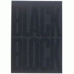 BLOC BLACK BLOCK 297X21CM TRAVERS CANARI - EXACOMPTA
