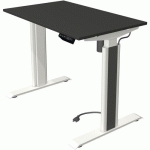 BUREAU RÉGLABLE MOVE 1 ADVANCE ANTHRACITE/BLANC - 100X60 CM - KERKMANN