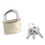 MATERIAUXBRICO - CADENAS ATOM LAITON MASSIF 40MM/BLISTER