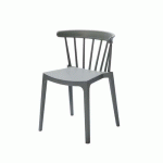 CHAISE EMPILABLE WINDSON VERT POLYPROPYLÈNE