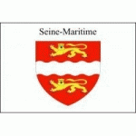 DRAPEAU SEINE MARITIME : DIMENSIONS - 50 X 75 CM