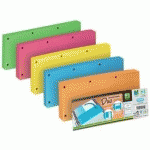 INTERCALAIRES DUO, EN CARTON, 240 X 105 MM, ORANGE - LOT DE 5