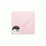 PAQUET DE 20 ENVELOPPES POLLEN 165X165MM 120G/M² - ROSE - LOT DE 3