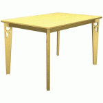 TABLE IRISS 120 X 80 CM 4P - STRATIFIÉ HÊTRE/HÊTRE NATUREL