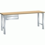 ÉTABLIS GRIS CLAIR 1500X750X840 CAP. 600KG ET 1 TIR. 75KG - LISTA