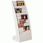 PRÉSENTOIR DESIGN 8 CASES - GRIS