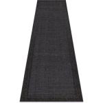 TAPIS, TAPIS DE COULOIR TIMO 5000 SIZAL EXTÉRIEUR CADRE NOIR BLACK 60X300 CM