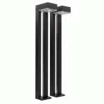 2 X BORNE LED SOLAIRE - 100 LM - 4000 K - AUTONOMIE 3 NUITS - IP54 ASLO