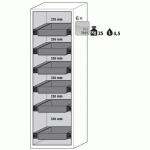 ARMOIRE SÉCURITÉ S-PHOENIX-90 S90.196.060.FDASR GRIS CLAIR - ASECOS