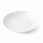 ASSIETTE CREUSE 20.5CM CLASSIQUE MELAMINE BLANCHE