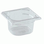 BAC GASTRO COPOLYESTER CRISTAL+ GN 1/6 H.100 MM